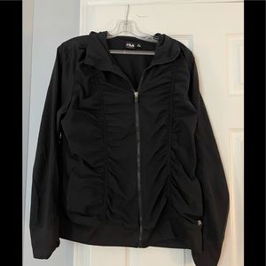Black Fila Sports Running Jacket